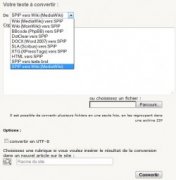 Convertir un article