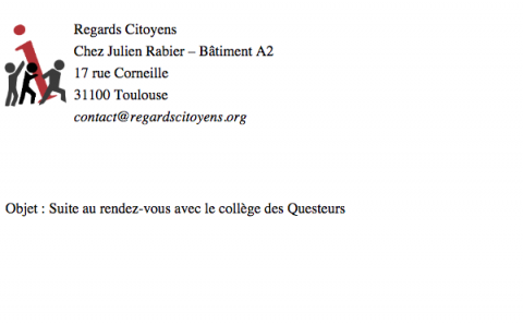 Entete lettre questeurs