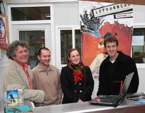 lors de la présentation à la presse