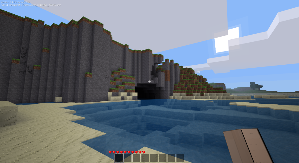 Le soleil se lève sur un lagon de Minetest. toutes les images sont CC-BY-SA Paul Brown / OCSMag