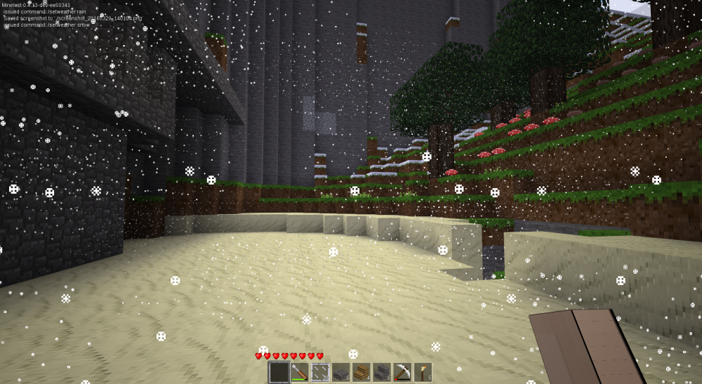 Faites tomber la neige avec le mod weather