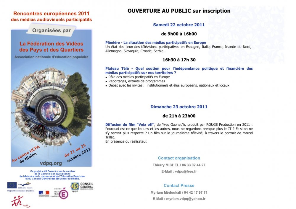 cliquez sur le programme des rencontres !