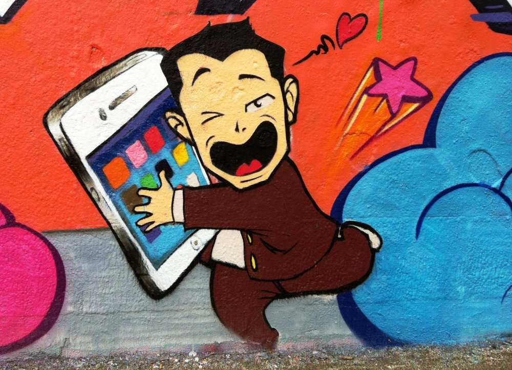 adolescent et iphone