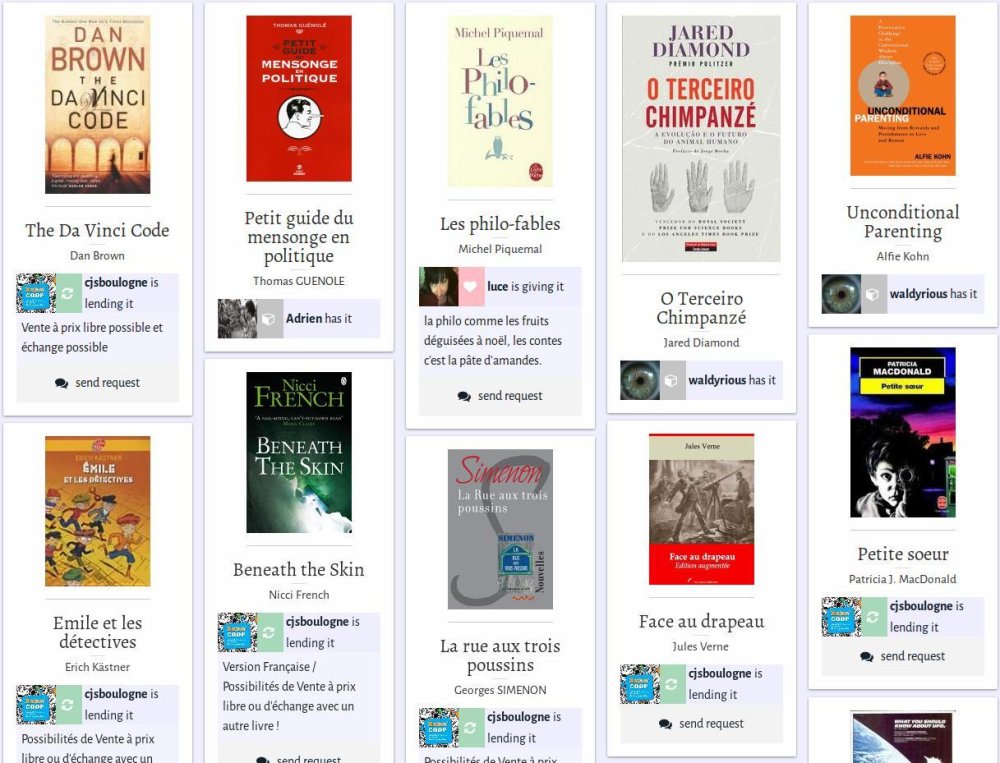 Inventaire - your friends and communities are your best library