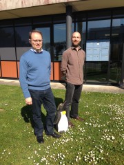 Frédéric Bérier, gérant d'Evosens et Christophe Guychard, PDG d'OpenFlexo