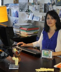 Chafiaâ Hamitouche, professeure au département Image et traitement de l'information et directrice adjointe du laboratoire Inserm Latim