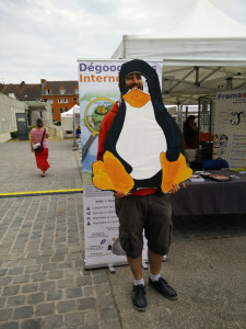 Pyg en Tux lors des dernières RMLL