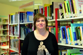 Véronique Eouzan, nouvelle responsable de la bibliothèque scientifique de Brest.