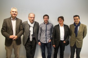 Yannick Guillodo, gérant de Coaching Sport Santé a reçut le prêt d'honneur du dispositif « Initiative Pays de Brest » vendredi 28 février 2014