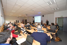 Paul Friedel, directeur de Télécom Bretagne, Ramesh Pyndiah directeur scientifique de Télécom Bretagne et Laurence Le Coq, directrice de la Recherche de l'École des Mines de Nantes ont accueillis les participants au séminaire