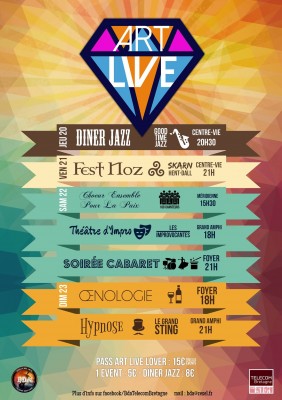 Affiche du Art Live 2014 