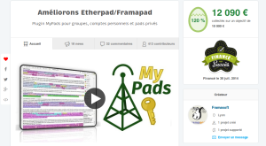 Campagne MyPads sur Ulule