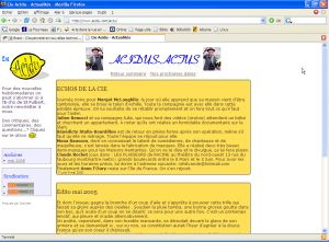 L'actu de la compagnie Acidu