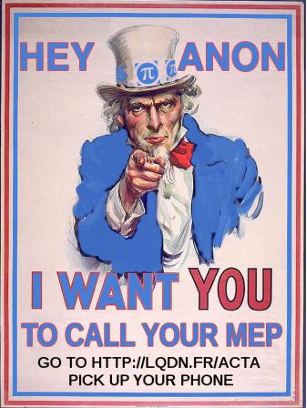 I Want You Against ACTA