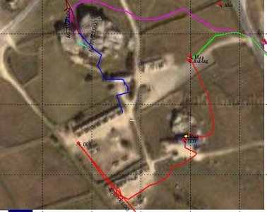 Tracé gps de meneham