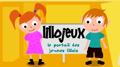 logo de Lillojeux : deux enfants
