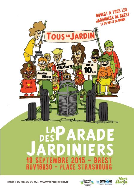 La parade des jardiniers – Samedi 19 septembre à 16H30 Place de Strasbourg