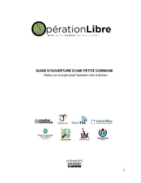 Guide d'ouverture une petite commune