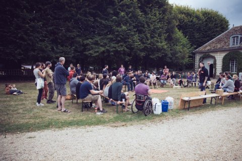 Le pow-wow de fin de journée