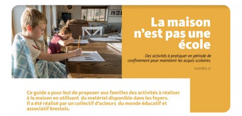 « La maison n'est pas une école » guide pour les familles non connectées, interview de Monique Argoualc'h