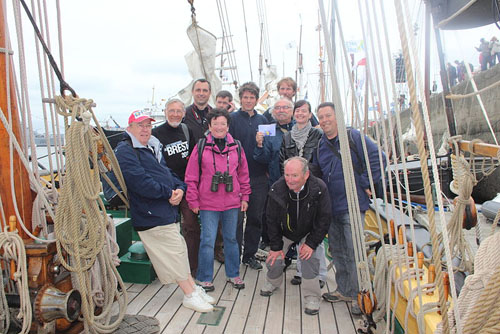 Le groupe sur la Recouvrance