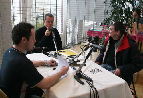 le studio d'interview