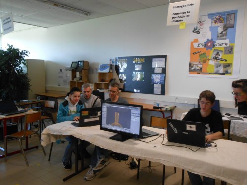 Atelier de l'Imagénierie pendant l'Open Bidouille Camp
