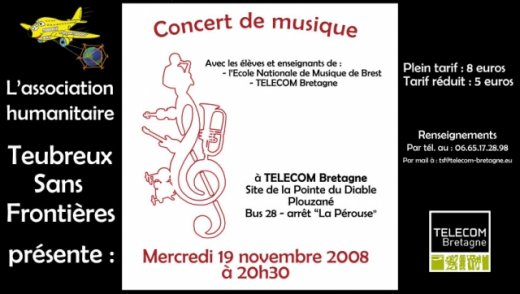 Un « concert humanitaire » organisé par Teubreux sans frontières