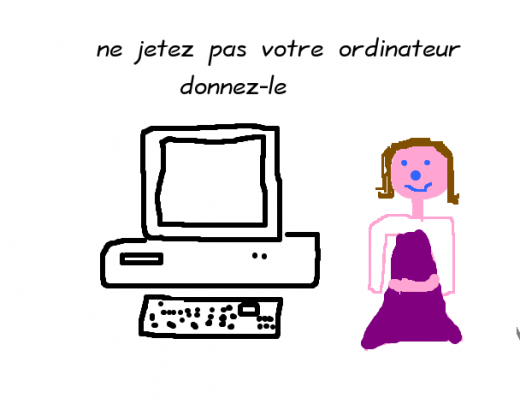 Dessin réalisé par Anais - CyberBase de Lille