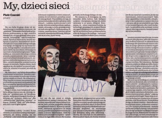 My, dzieci sieci - Piotr Czerski