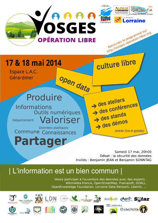 Vosges Opération Libre - Affiche