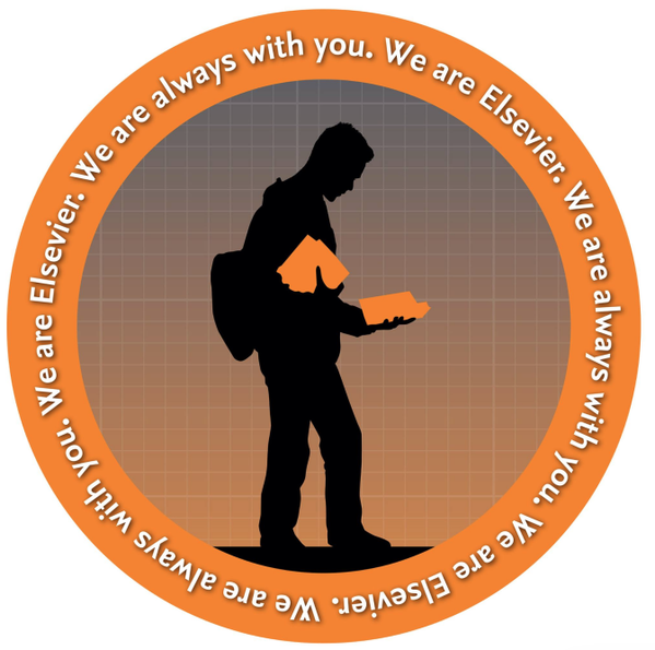 Un logo « marketing » d'Elsevier, bien évocateur de son emprise monopolistique…