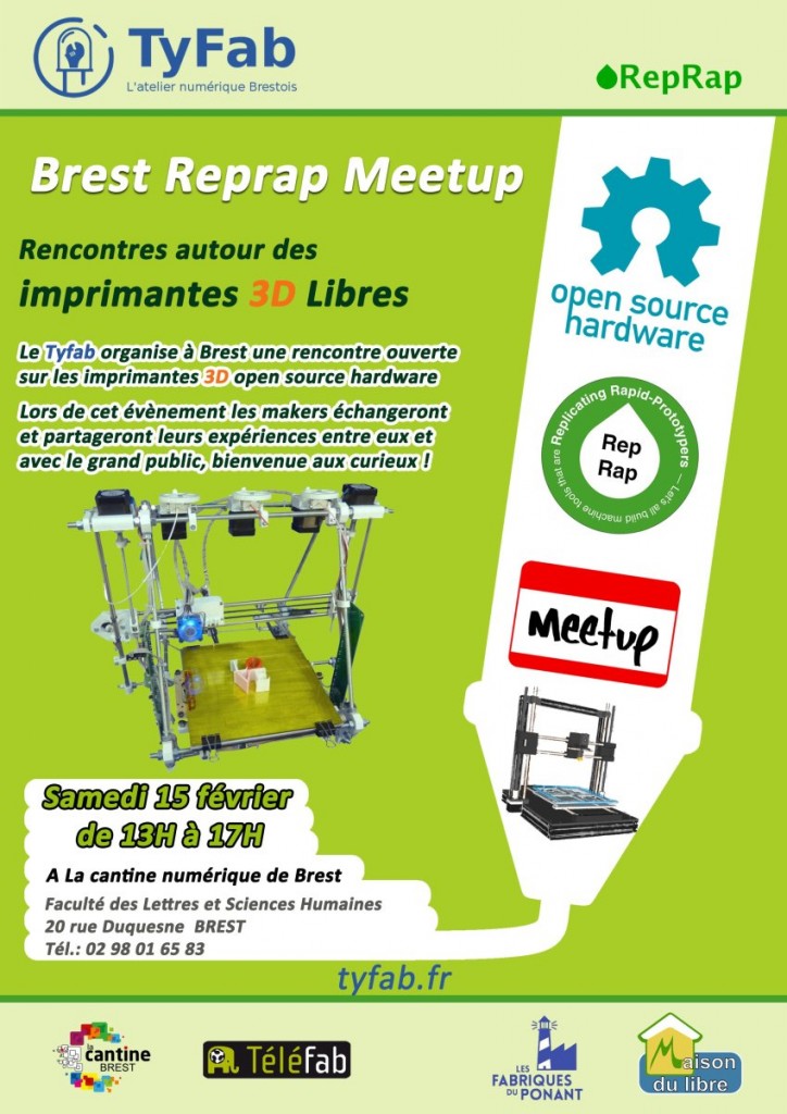 affiche reprap meetup 2014