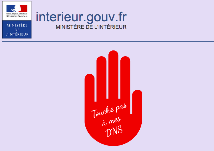 Image piquée à l'article "Putain de DNS menteurs" de reflets.info.