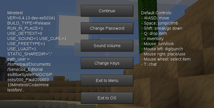 Changer son mot de passe depuis le menu utilisateur