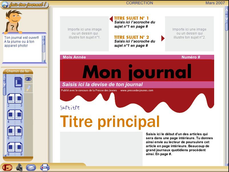 faire un journal