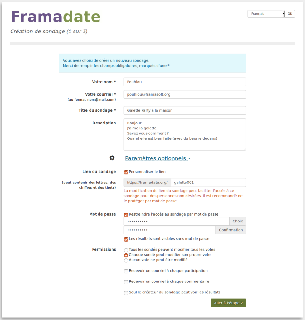 Framadate happy hour